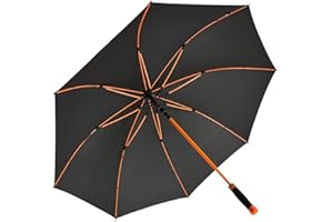 iX-brella XXL Automatik Regenschirm Fiberglas schwarz