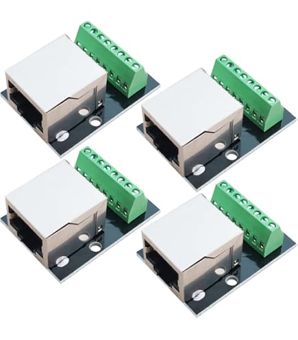 Adattatore RJ45 Maschio Terminal Block Morsetti A Vite 8 Pin - Foto 4