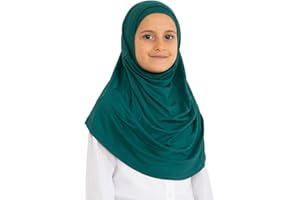 Prien Easy To Wear Hijab For Girls, Muslim Scarf for Kids, Instant Hijabs For Women, Viscose Children Scarves For Ramadan Eid