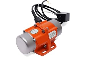 BIGGITTIG AC Vibration Motor,Moteur Vibrateur à Béton 60W Vibrating Asynchronous Vibrator 220V 3000Rpm,Moteur vibrant en alliage d'aluminium Mines Métallurgie Charbon