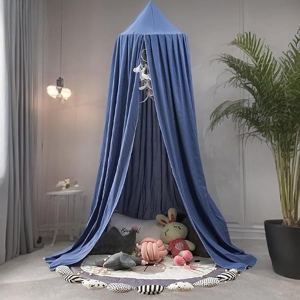 Ciel De Lit Moustiquaire Princesse - Polyester 270cm - Décoration Chambre Enfant Violet