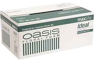 SMITHERS OASIS Oasis - Spugna per Fiori freschi Ideal MaxLife, Confezione da 20 mattonelle