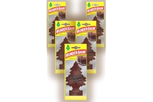 FRESHCAR Wunderbaum Autoduft Lufterfrischer Duftbaum Düfte: 5 Stück + Bleistift light-tribe (Leather., 5 Stück)