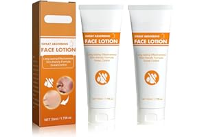 Orgrul 2 creme antitraspiranti per il viso, lascia le macchie, protezione aggiuntiva efficace contro il sudore eccessivo, crema anti-sudore per uomo e donna