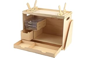 Artesanía Latina - Laboratorio di Modellismo - Tavolo di Lavoro per Modellista - Modello 27648N - Kit di Attrezzi per il Montaggio