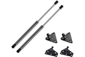 Euplokeer Qty (2) SPD-GSNI-5300-20 C16-08568 20in 20lb/89N Universal Gas Strut Spring with Mounting Brackets- Shock Lift Support for RV Entry Door, Motorhome Door, RV Bed, Boat Hatch Lid, Camper Shell