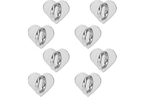 Gosknor 8uds Corazón Soporte para Anillo de Teléfono, Lindo Phone Ring Holder Adhesivo Anillo de Dedo Fono Adhesivo para Funda Teléfono Móvil Tableta Accesorios Bricolaje