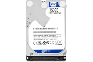WESTERN DIGITAL WD Blue 2.5" 9.5mm Disque dur interne 750 Go 5400 RPM 8 Mo (WD7500BPVX - bulk)