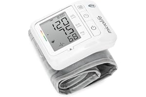 Microlife - Tensiomètre Poignet BP W1 Basic - LED Aide au Positionnement, PAD, Détection Arythmies Cardiaques, Echelle OMS, Validé Cliniquement, Garantie 5 ans