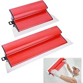 Plasterboard Spatula Set, Professional Plasterboard Spatula 40 cm/25 cm Set of Trowel Wall Straightening Walls Plastering Spa