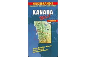 Hildebrand's Urlaubskarten, Canada, West: British Columbia, Alberta, Yukon Territory, Northwest Territories (Hildebrand's Canada maps)