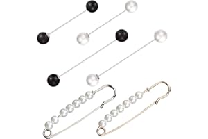 BaiJ Spilla Scialle di Maglione,Spille da Donna Doppio Faux Spille con Perler Scialle Clip Donnea Abbigliamento Decorazione per Ragazze