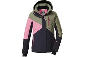 Killtec Ksw 209 Grls Ski Jckt Giacca da sci/giacca funzionale con cappuccio e paraneve Bambine e ragazze