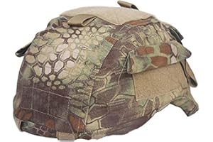 WorldShopping4U ATAIRSOFT Couvre Casque Tactique Militaire Emerson Airsoft pour Casque Mich 2001 Ver2 / ACH avec Poche arrière