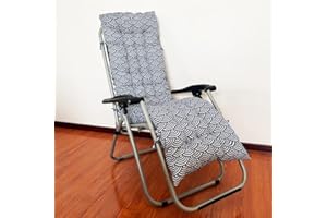 HOOWARM Coussin Bain de Soleil Lounge Rocking Chair Coussin Transat de Jardin Coussin Transat Fauteuil Relax Lounge épais Pad Coussin de Chaise Longue de Patio Doux Matelas ( Color : J , Size : 48*122CM )