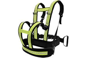 BANNESE Harnais De Sécurité Moto Enfant, Ceinture Moto Passager avec Hauteur Et Tour De Taille Réglables, Conception À Double Poignée, Conception À Bande Réfléchissante,Dark Green