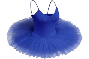 ABEHIK Robe de Ballet Tutu Danse Classique Femme sans Manche de Couleur Unie Robe de Ballet Costume Lac des Cygnes Robe Tutu de Danse Costume de Ballet Robe Poncho Robe Performance