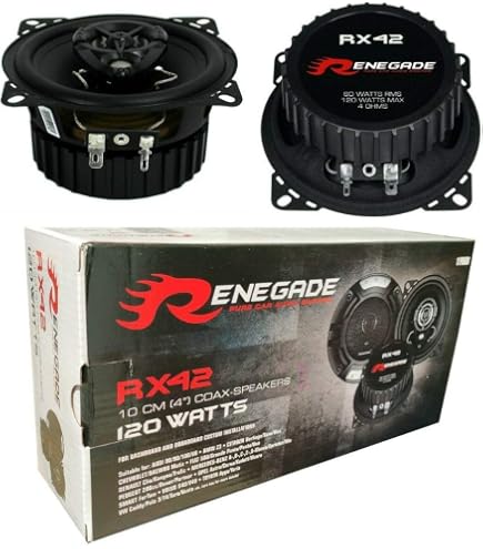 Midrange Ciare CM100 4" (10 Cm) – 60W RMS / 150W Max, 4 Ohm, 89 DB, Per Auto E Impianti Casa, Venduto Singolarmente Con 5 Adesivi Omaggio