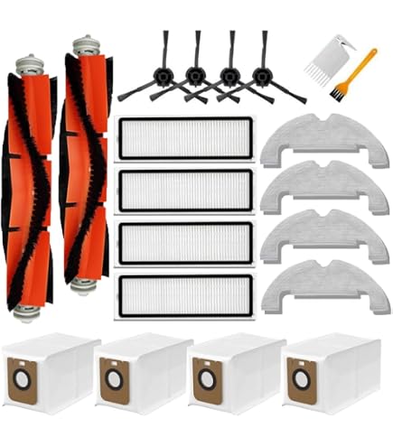 Ersatzteil-Set Für Ultenic D10 Saugroboter – Mit Seitenbürsten, Filtern & Wischtüchern Für Maximale Reinigungskraft