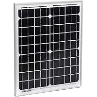 Solarkontor 20 Watt Solarmodul SK20MONO - Solarpanel 12V Monokristalline Solarzellen (20W)