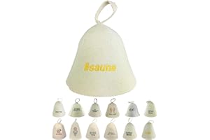 ‎GMMH GMMH Sauna Hat Made of Wool Felt (SS20-01), for Men and Women