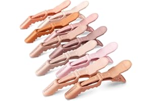 ‎FRAMAR FRAMAR Neutrale Haarklammern Friseurbedarf - Haarklammer Damen, Haarclips Damen, Haarspangen, Haarspange, Haarschmuck, Hair Clip, Hair Clips For Women, Abteilklammern Friseur, Spangen – 10