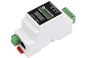 Industriell RS485 till RJ45 Ethernet-seriell server, TCP/IP till seriell, 9 ~ 24 V strömförsörjning, stöder järnfäste/modbus/MQTT Gateway, TCP-server/TCP-klient/UDP multicast multikommunikationslägen
