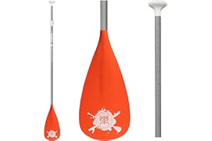 FunWater SUP Paddles - Adjustable Stand Up Paddle 3 Piece or 4 Piece Floating Alloy Portable Paddle Board Paddles - Lightweight & Floating oars - Durable and Packable - Efficient Padding