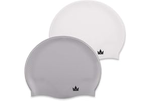 The Friendly Swede Pack de 2 Gorros de Natación de Silicona - GARANTÍA DE por Vida