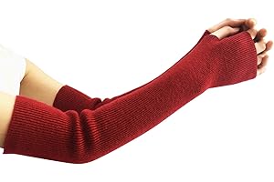 Amorar Guanti Invernali da Donna Scaldamuscoli in Maglia Scaldamuscoli in Cashmere Scaldamani da Polso Senza