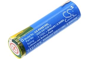 TCTK TECHTEK Battery 800mAh compatible with [Oral-B] 10000, 3765, 3766, 3767, 3771, 7000, 8000, 9000, Genius X, Smart 6000, for [Philips] HX6100 series, HX6150, HX6160, HX6300 series, HX6310, HX6311, HX63