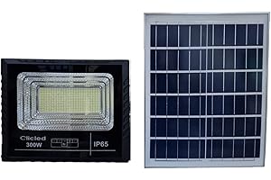 TEMPO DI SALDI Faro 400W A Led Smd Con Pannello Solare E Sensore Crepuscolare Con Telecomando