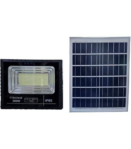 AntDau71® - 4 Pezzi Faro led con pannello solare 400 watt con modalità crepuscolare - 270 led da esterno luce fredda, naturale, calda a scelta. Impermeabile IP68, per Giardino, Garage, Strade CW903-4