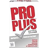 Pro Plus Ultra Caffeine, Ginseng, Guarana, Ashwagandha and Vitamins B6 & B12 Capsules, Pack of 10