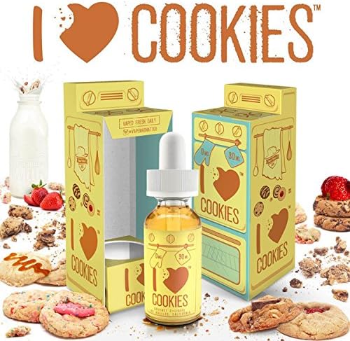 i love cookies e Liquid Juice by mad hatter 30ml Bottle 0MG