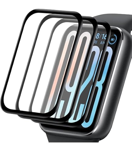 2 Pellicole In Vetro Temperato HD Per Xiaomi Mi Amazfit | 0,26 Mm | Durezza 9H | Antigraffio E Oleorepellente
