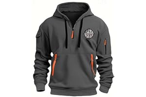 BOLUOBAO Hoody Herren mit Kapuze,Kapuzenpullover Langarm Sweatjacke Herren mit Kapuze Sport Hoodie Baggy Freizeitjacke,S-5XL