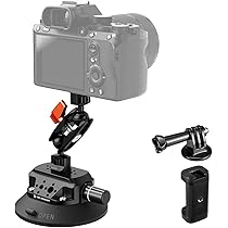 K&F CONCEPT Magnetische zuignaphouder, 360 graden draaibaar, met klem en adapter, compatibel met Gopro Hero DJI Action Insta 360 DJI Osmo 360 camera, maximale belasting 3 kg K&F CONCEPT Magnetische zuignaphouder, 360 graden draaibaar, met klem en adapter, compatibel met Gopro Hero DJI Action Insta 360 DJI Osmo 360 camera, maximale belasting 3 kg