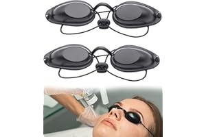 KGDUYC 2pcs Lunettes Bronzage, Lunettes de Solarium, Silicone Souple Durable Confortable, lunette infrarouge，Lunettes de Protections Noir Convient à la Clinique de Beauté ou à la Maison