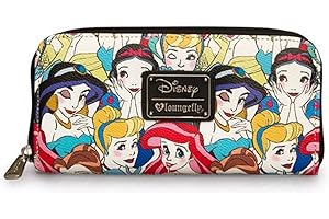 Disney Loungefly Princesses Classic Print Pebble Wallet