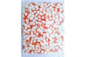 KULIA® Mechas de algodón para lámparas de Aceite mechas Redondas para poojas Indias 50 mechas Redondas para lámparas de Aceite y Velas Mecha para puja aarti batti Diya decoración de Velas Diya