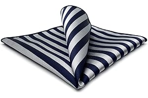 S&W SHLAX&WING Fazzoletto da uomo Suit Jacket Blu Grey Strisce