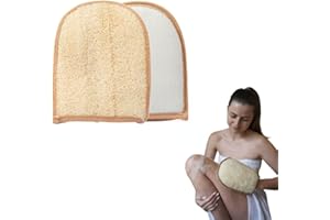LOOFAH CRAFTS LoofahCrafts – Guante exfoliante corporal de lufa | Esponja exfoliante natural egipcia | Esponja baño ecológica | Estropajo corporal de luffa