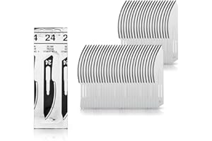 ‎MAY May 50 Stück Skalpellklingen Figur 24 für Skalpellhalter Nr. 4 - Ersatzklingen steril verpackt