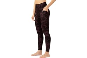 OVRUNS High Waist Gym Leggings for Women Yoga Pants with Pockets Workout Running Compression Leggings for Women