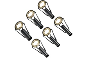 PATIKIL Pêche Canne Astuce Réparation Trousse,Mât Anneau Guide Remplacement pour Eau Salée Eau Douce Pêche