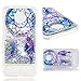 Produktbild Everainy Kompatibel für Motorola Moto Z3 Play Hülle Silikon Transparent 3D Flüssig Glitzer Durchsichtig Stoßstange Gummi Cover Moto Z3 Play Liquid Stoßfest Hüllen Handyhülle Schutzhülle (Traumfänger)