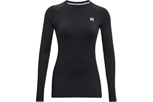 Under Armour Authentics - Camiseta de Manga Larga con Cuello Redondo Camisa Mujer (Pack de 1)