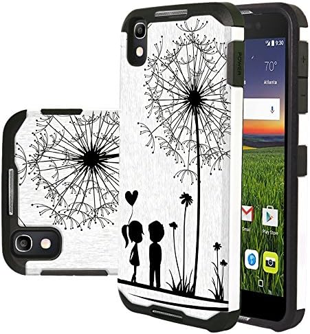 Dooki, Alcatel Idol 4 Case, Tough Strong [High Impact] [Heavy Duty] [Shockproof] [Drop Resistance] [Hybrid 2 In 1] Hard Silicone Rubber Dual Layer Protective Phone Cover Case for Alcatel One Touch Idol 4 (C-04)