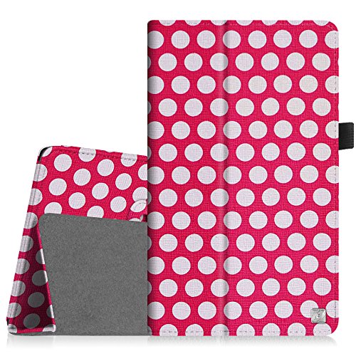 Fintie Samsung Galaxy Tab 4 7.0 Hülle Case - Slim Fit Folio Kunstleder Schutzhülle Cover Tasche mit Ständerfunktion für Samsung Galaxy Tab 4 7.0 T230 T235 (7 Zoll) Tablet, Punktmuster